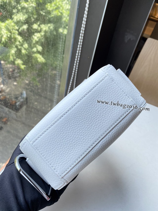 Delvaux全新系列白色CoolBox手袋 德爾沃專櫃Nano尺碼體閑無縫手提女包 bxs1184